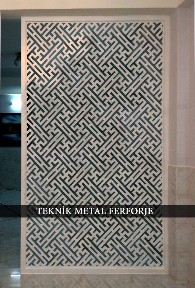 MODERN MOTİFLİ LAZER KESİM SEPERATÖR